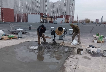 Ремонт будівлі після шахеду